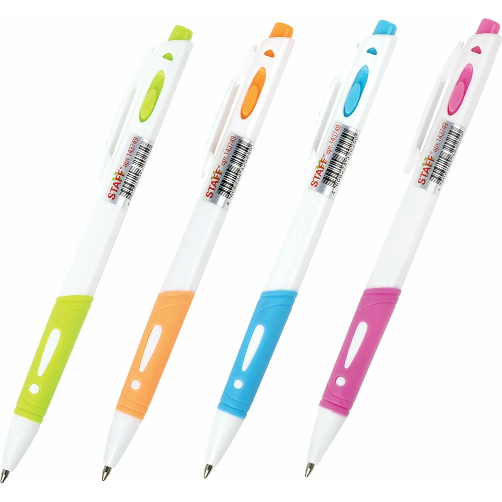 Автоматическая шариковая ручка Staff Bp-16 White 143749