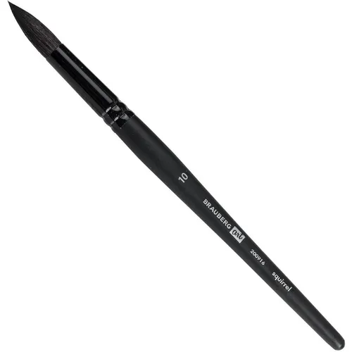 Кисть BRAUBERG Art Classic, 200916, художественная, из волоса белки, круглая, №10