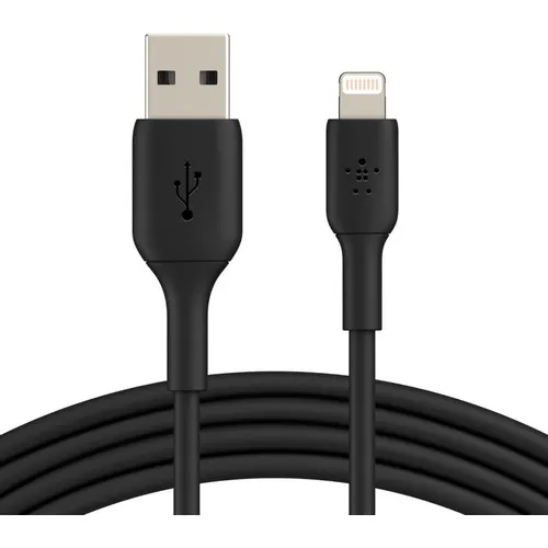 Кабель Belkin CAA001bt2MBK, Lightning (m) - USB (m), 2м, черный
