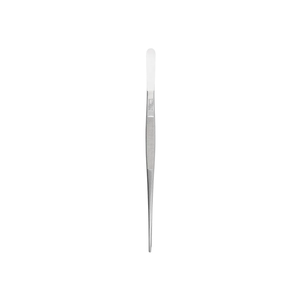 Прямой рифленый пинцет REXANT 200 мм 12-0347