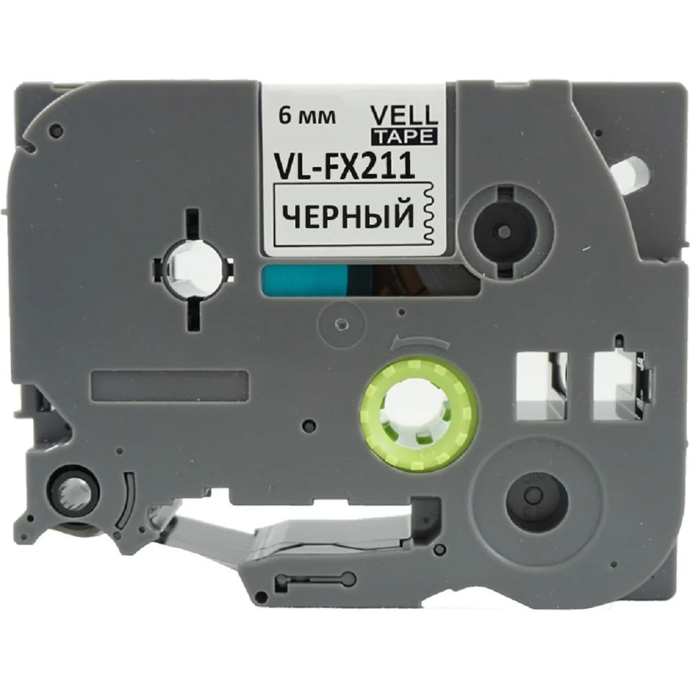 Лента для PT 1010/1280/D200 Vell VL-FX211 Brother TZE-FX211 320004