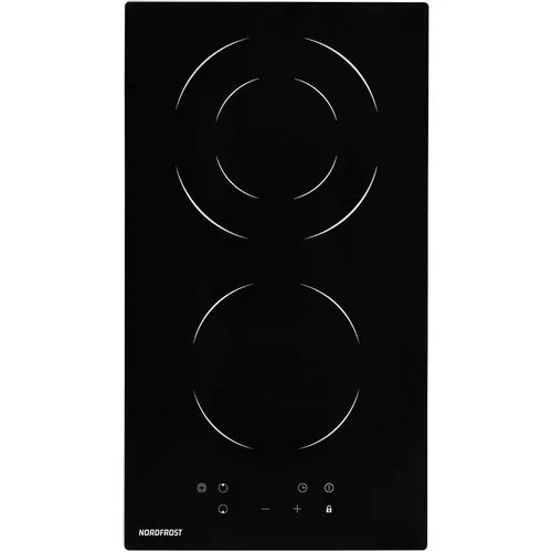 Электрическая варочная поверхность NORDFROST EM 3029 B, конфорок: 2 шт., стеклокерамика, независимая, черный