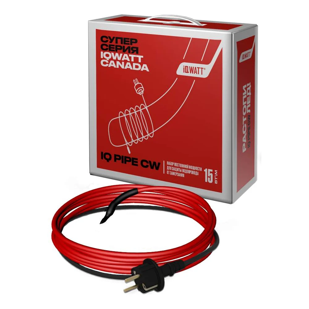 Комплект для обогрева труб IQWATT IQ PIPE CW-6м 039504