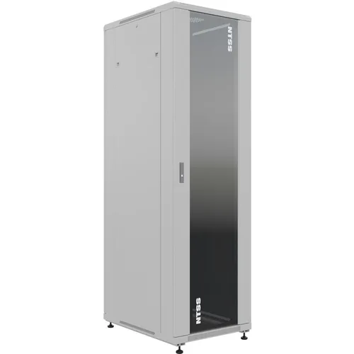 Шкаф серверный NTSS Премиум NTSS-R42U6080GS напольный, стеклянная передняя дверь, 42U, 600x1987x800 мм