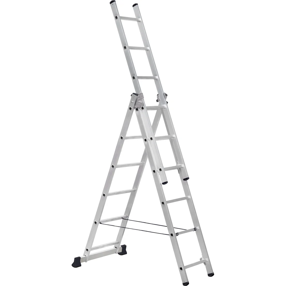 Алюминиевая трехсекционная лестница Scala Sc 3006