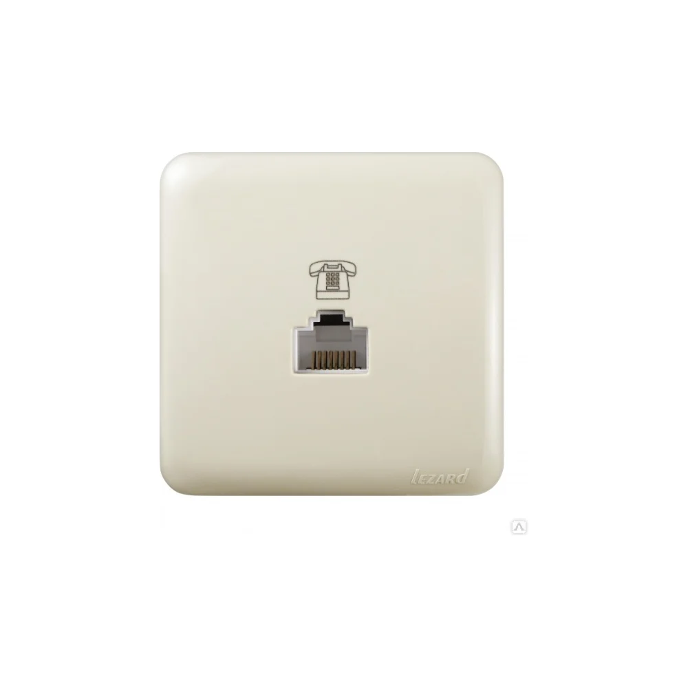 Телефонная розетка Lezard VIOLA 751-0300-137