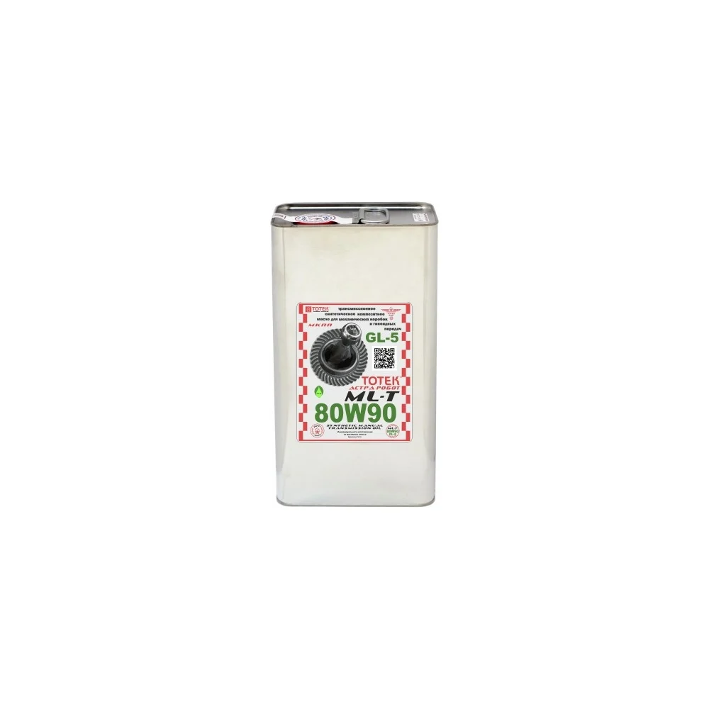 Трансмиссионное синтетическое масло ТОТЕК Астра Робот ML-T SAE 80w90 MLT8090001