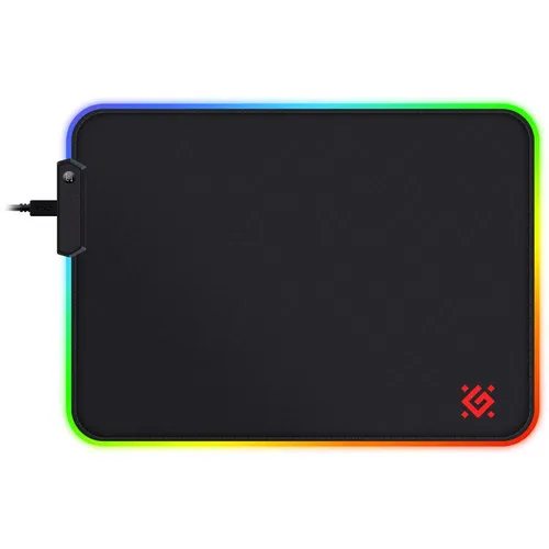 Коврик для мыши Defender Black (M) черный, каучук + ткань, 350х300х4мм [50008]