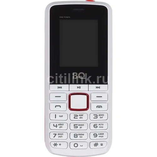 Сотовый телефон BQ One Power 1846, белый/красный