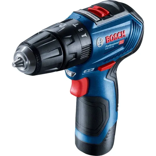 Дрель-шуруповерт Bosch GSB 12V-30, 2Ач, с двумя аккумуляторами [06019g9100]