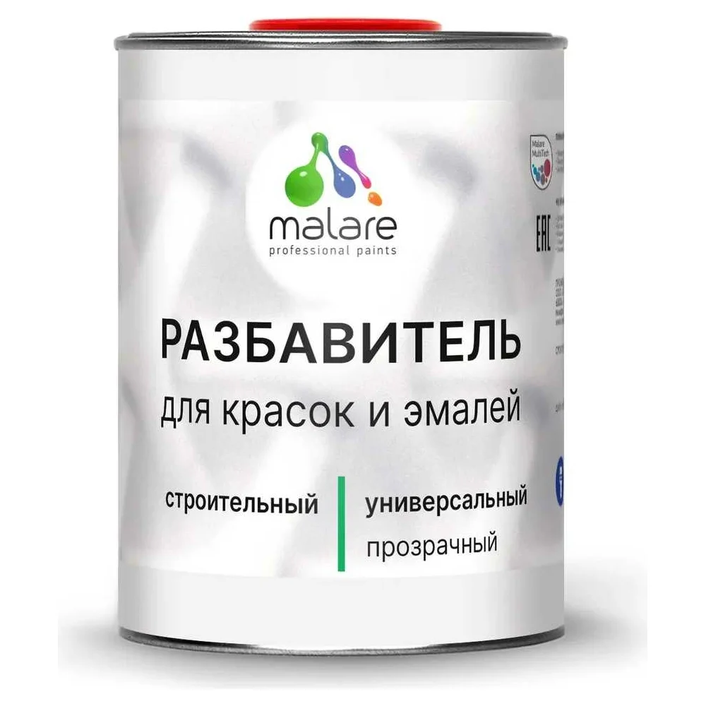 Разбавитель для красок и эмалей MALARE 2036775096441
