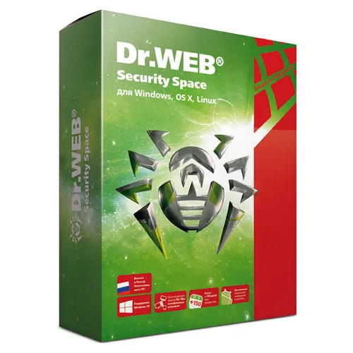 Антивирус Dr.Web Security Space 24 мес. 2 ПК Новая лицензия Ключ активации [lhw-bk-24m-2-a3]