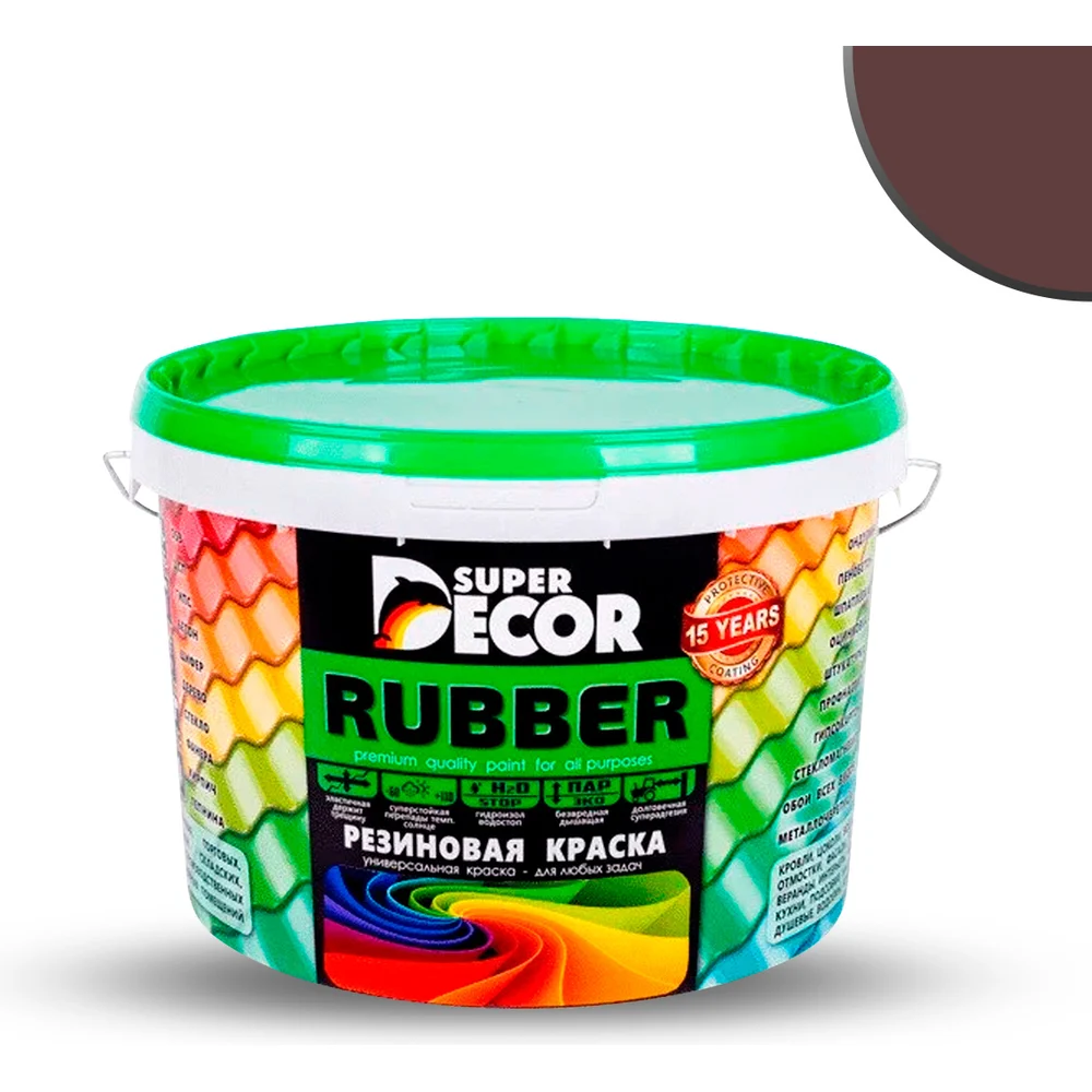 Резиновая краска SUPER DECOR №06 Арабика 4630024700530