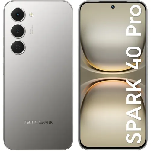 6.78" Смартфон TECNO Spark 40 Pro 8/256Gb, NFC, AMOLED, 144Гц, 5200мAч, титан