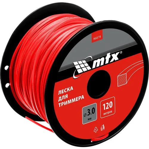 Леска для триммеров MTX 96878, 3мм, 120м