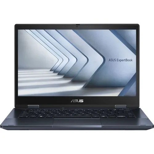 Ноутбук ASUS Expertbook B3 Flip B3402FVA-I716512B7D, 14", трансформер, IPS, Intel Core 7 150U 1.8ГГц, 10-ядерный, 16ГБ DDR4, 512ГБ SSD, Intel UHD Graphics, без операционной системы, черный [90nx07n1-m02md0]