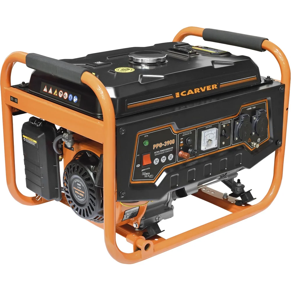 Бензиновый генератор CARVER PPG- 3900 LT-170F 01.020.00007