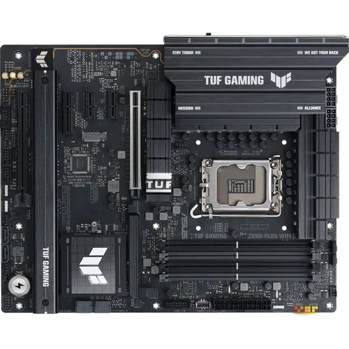 Материнская плата ASUS TUF GAMING Z890-PLUS WIFI, Socket LGA 1851, Intel Z890, ATX, Ret