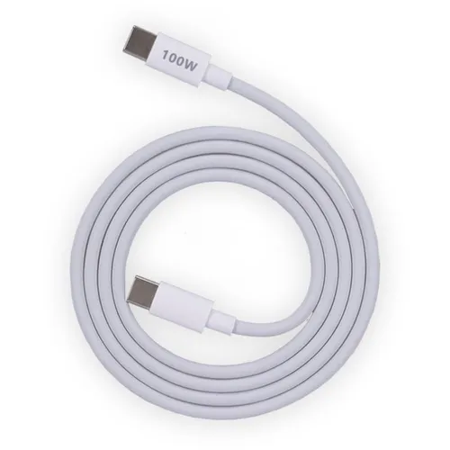 Кабель ZIBELINO USB Type-C (m) - USB Type-C (m), 1м, 5A, белый [zdap-c-c-100w-wht]