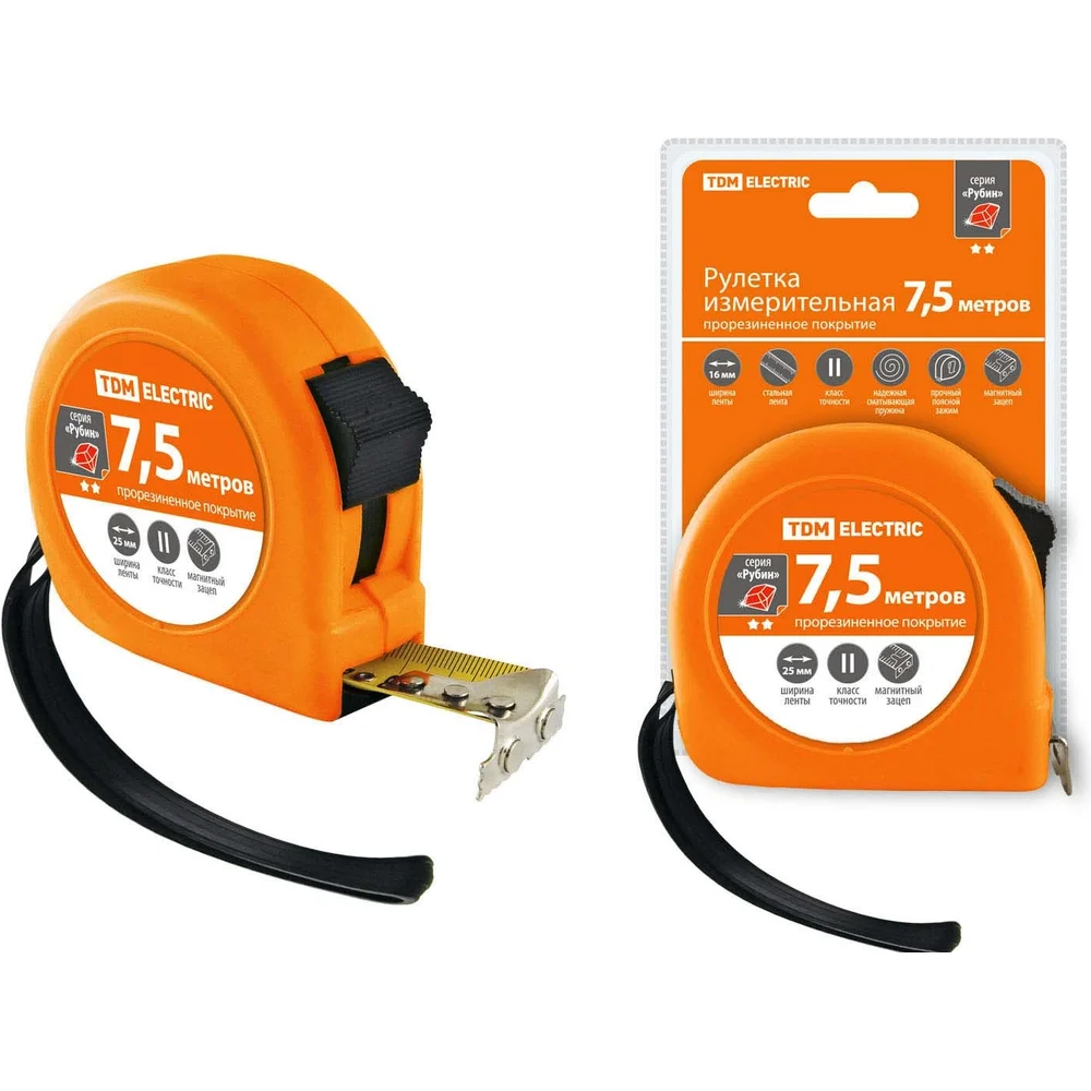 Рулетка TDM ELECTRIC Рубин SQ1018-0107