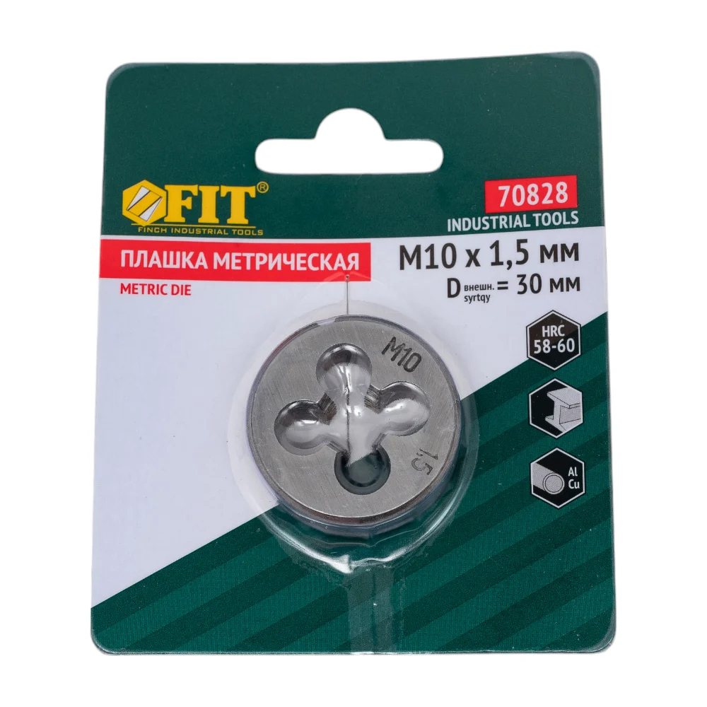 Метрическая плашка FIT IT 70828