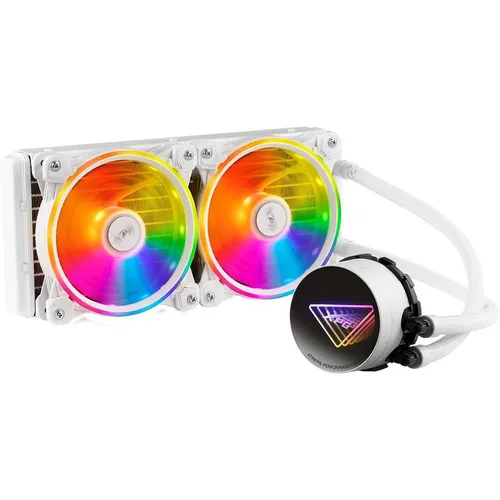 Система водяного охлаждения XPG LevanteX240-WHCWW, 4-pin, ARGB, 120мм, белый, retail