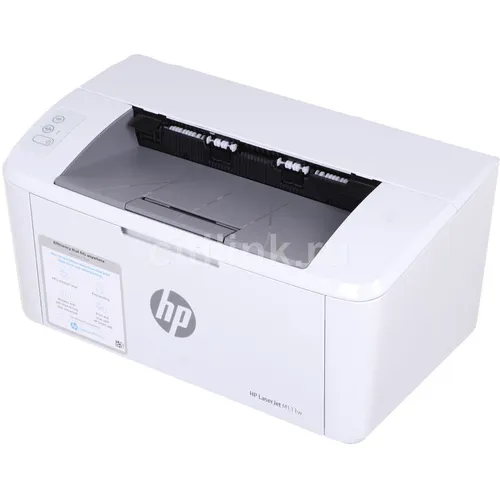 Принтер лазерный HP LaserJet M111w черно-белая печать, A4, белый [7md68a]