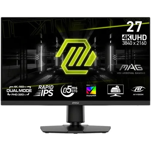 27" Монитор MSI Mag 272URDF E16, 3840x2160, IPS, 160Гц, 2хHDMI, 1хDP, черный [9s6-3ce79t-009]