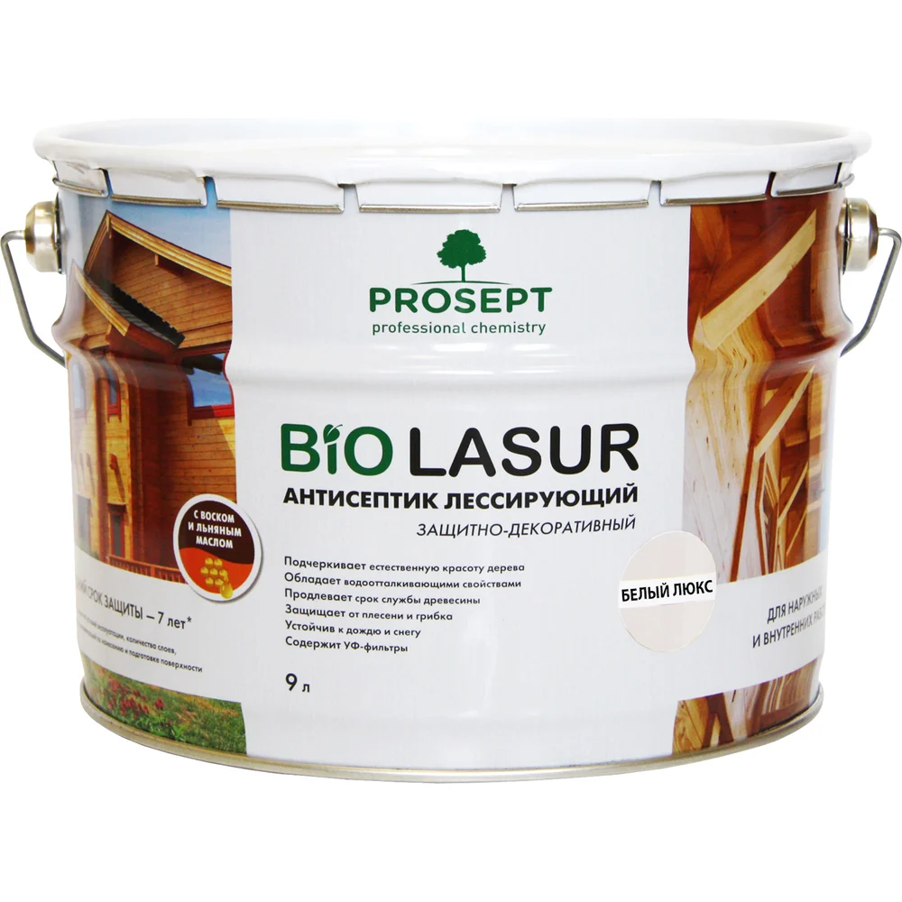 Лессирующий защитно-декоративный пропитка PROSEPT BIO LASUR 032-9