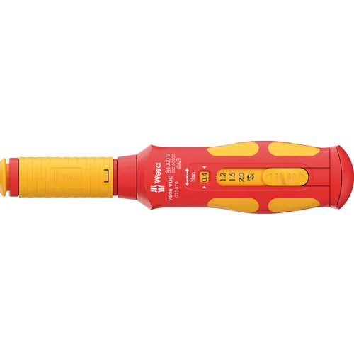 Отвертка WERA 7508 Safe-Torque VDE Kraftform, 0.4-2.0 Нм [we-075870]