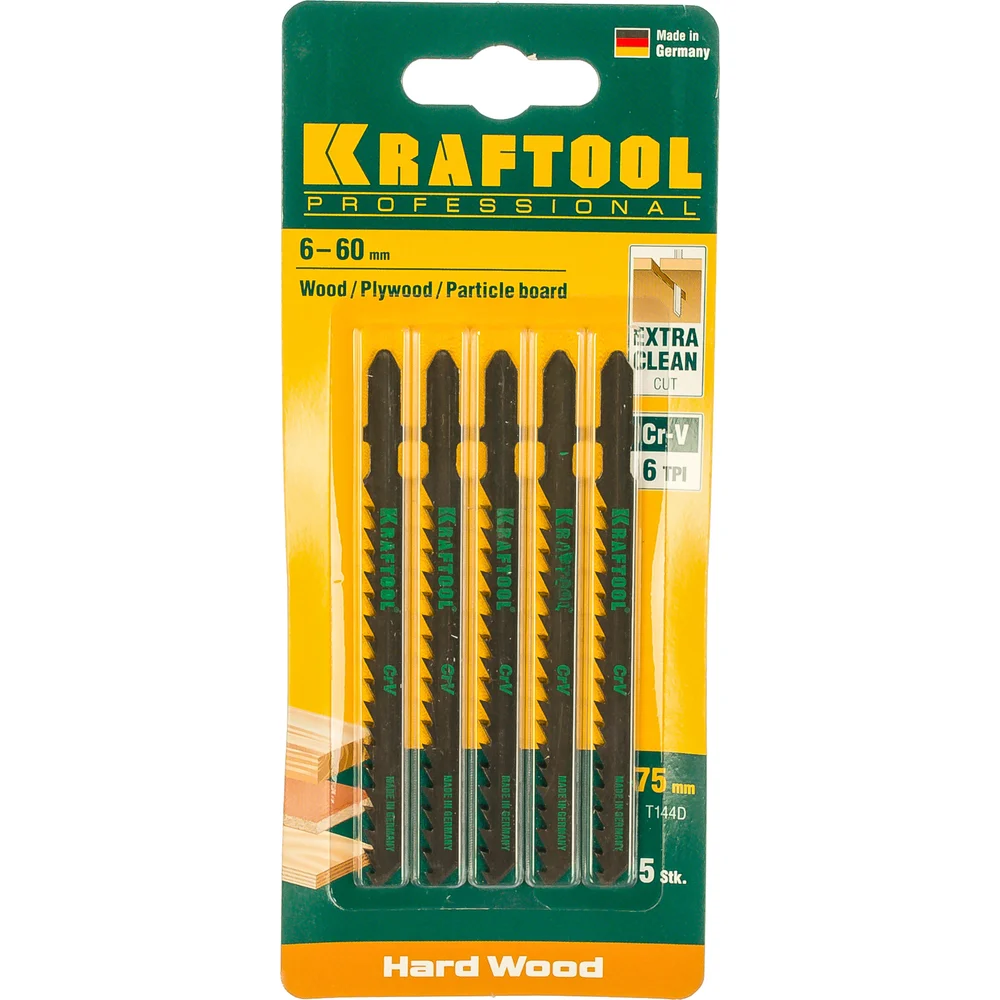 Пилка по дереву для электролобзика KRAFTOOL 159521-4-S5
