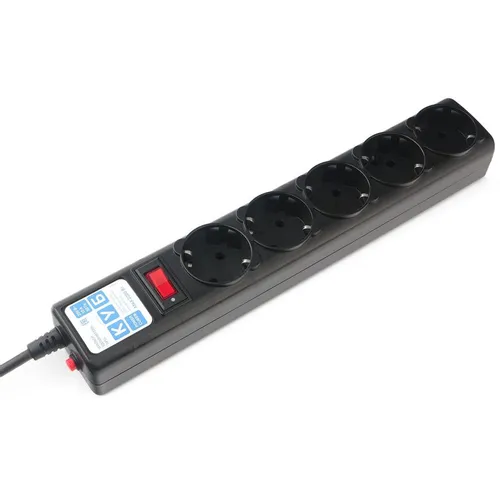 Сетевой фильтр PowerCube SPG5-C2, 1.9м, черный