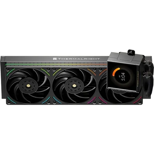 Система водяного охлаждения Thermalright Peerless Vision 360 UB, LCD, 4-pin, ARGB, 120мм, черный, retail [p-vision-ub-360-bl-argb]