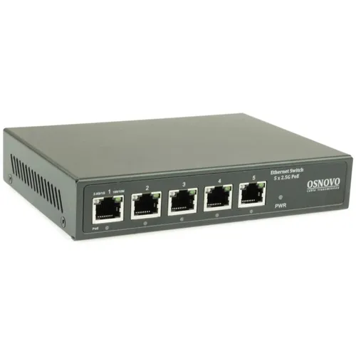 Коммутатор OSNOVO SW-5D-1(60W), неуправляемый