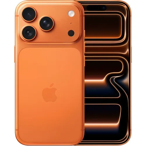 6.3" Смартфон Apple iPhone 17 Pro 256Gb, A3523, NFC, OLED, 120Гц, оранжевый