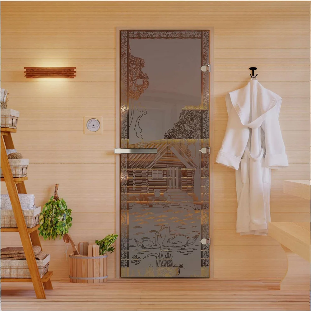 Дверь для бани DoorWood Банька в лесу УТ-00014714