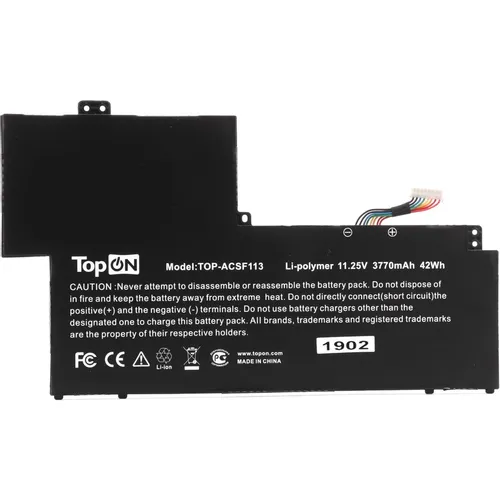 Батарея для ноутбуков TopON TOP-ACSF113, 3770мAч, 11.25В [103553]