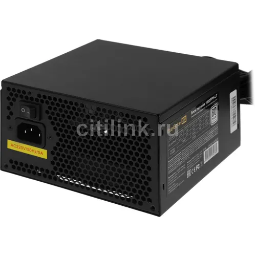 Блок питания EXEGATE 1000PPH-LT, 1000Вт, 80 PLUS WHITE, 120мм, черный [ex292146rus]