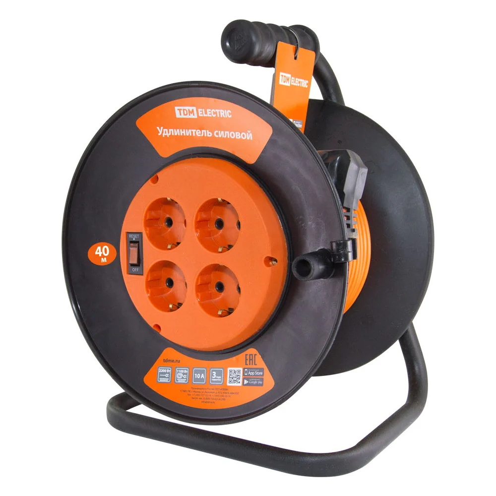 Силовой удлинитель TDM ELECTRIC УК10-004 SQ1301-0522