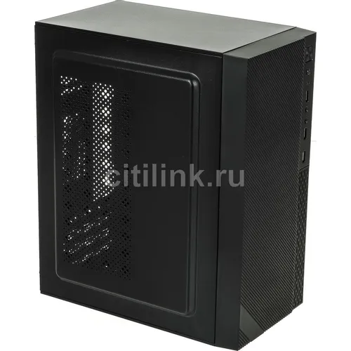 Корпус mATX Accord ACC-263B, Mini-Tower, без БП, черный