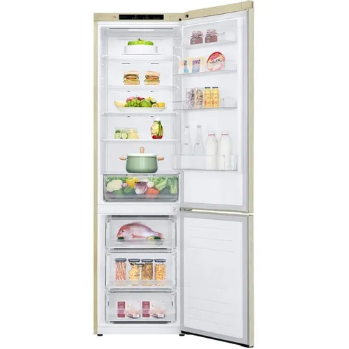 Холодильник двухкамерный LG GA-B509SECL Total No Frost, инверторный, бежевый