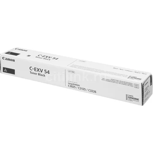 Картридж Canon C-EXV54BK, черный / 1394C002