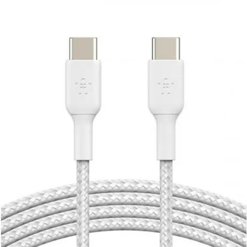 Кабель Belkin CAB004bt1MWH2PK, USB Type-C (m) - USB Type-C (m), 1м, белый, 2