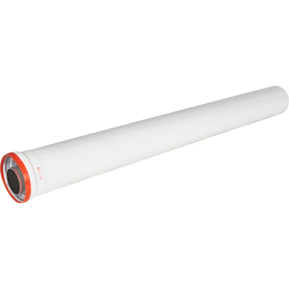 Коаксильный раструбный удлинитель дымохода ROMMER ROMMER RCA-6010-001000
