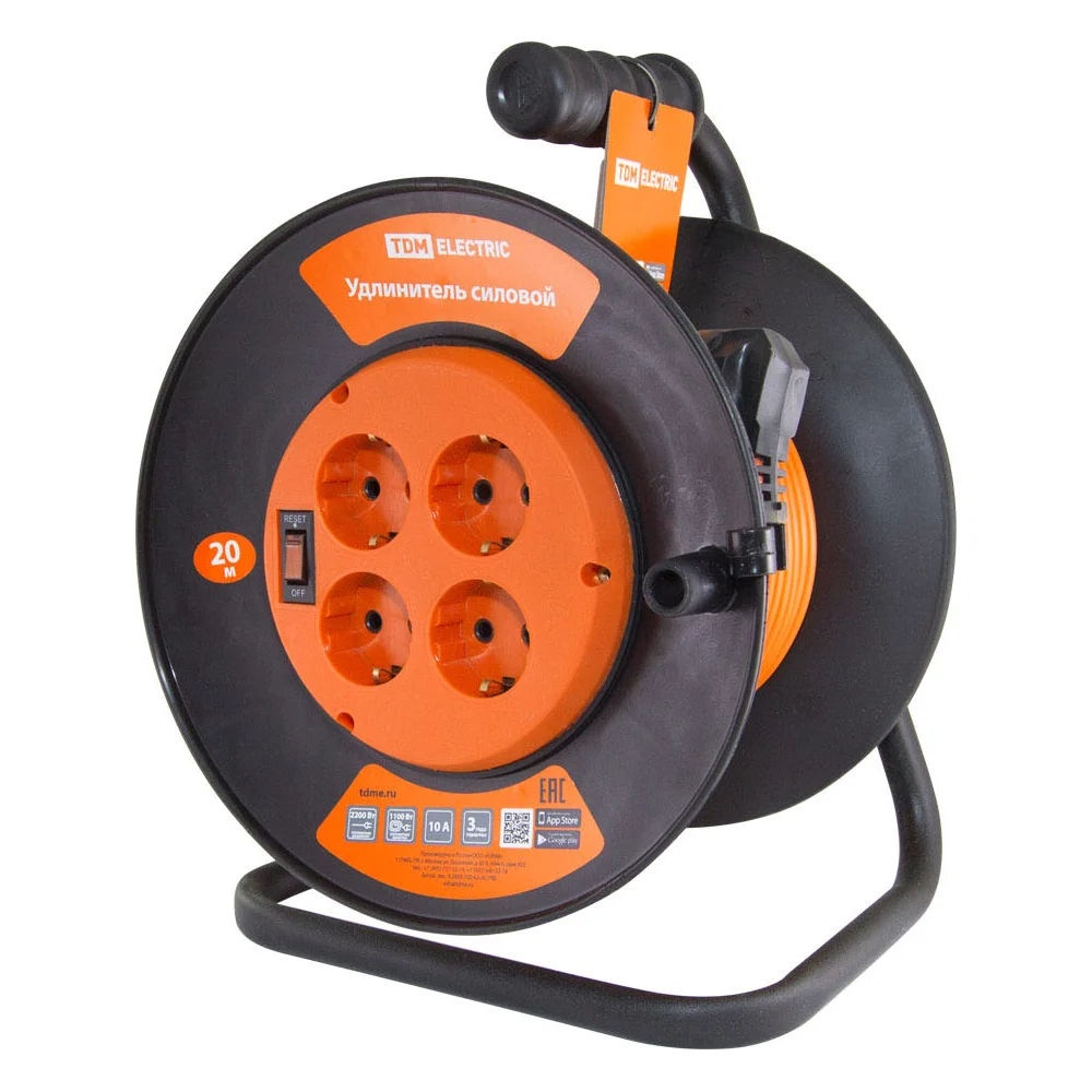 Силовой удлинитель TDM ELECTRIC УКз10-004 SQ1301-0421