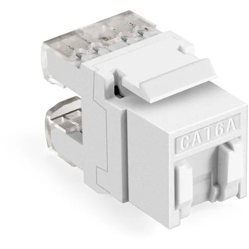 Модуль Exegate KJ-8P8C-U-C6A-180SH-Dual (EX297264RUS) Keystone RJ45 кат.6A бронз.