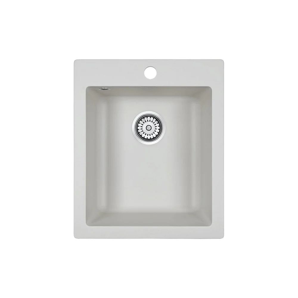 Кварцевая мойка Paulmark LEER PM104249-WH