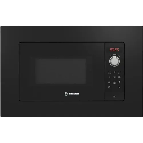 Встраиваемая микроволновая печь Bosch Serie 2 BFL623MB3, 20л, 800Вт, черный