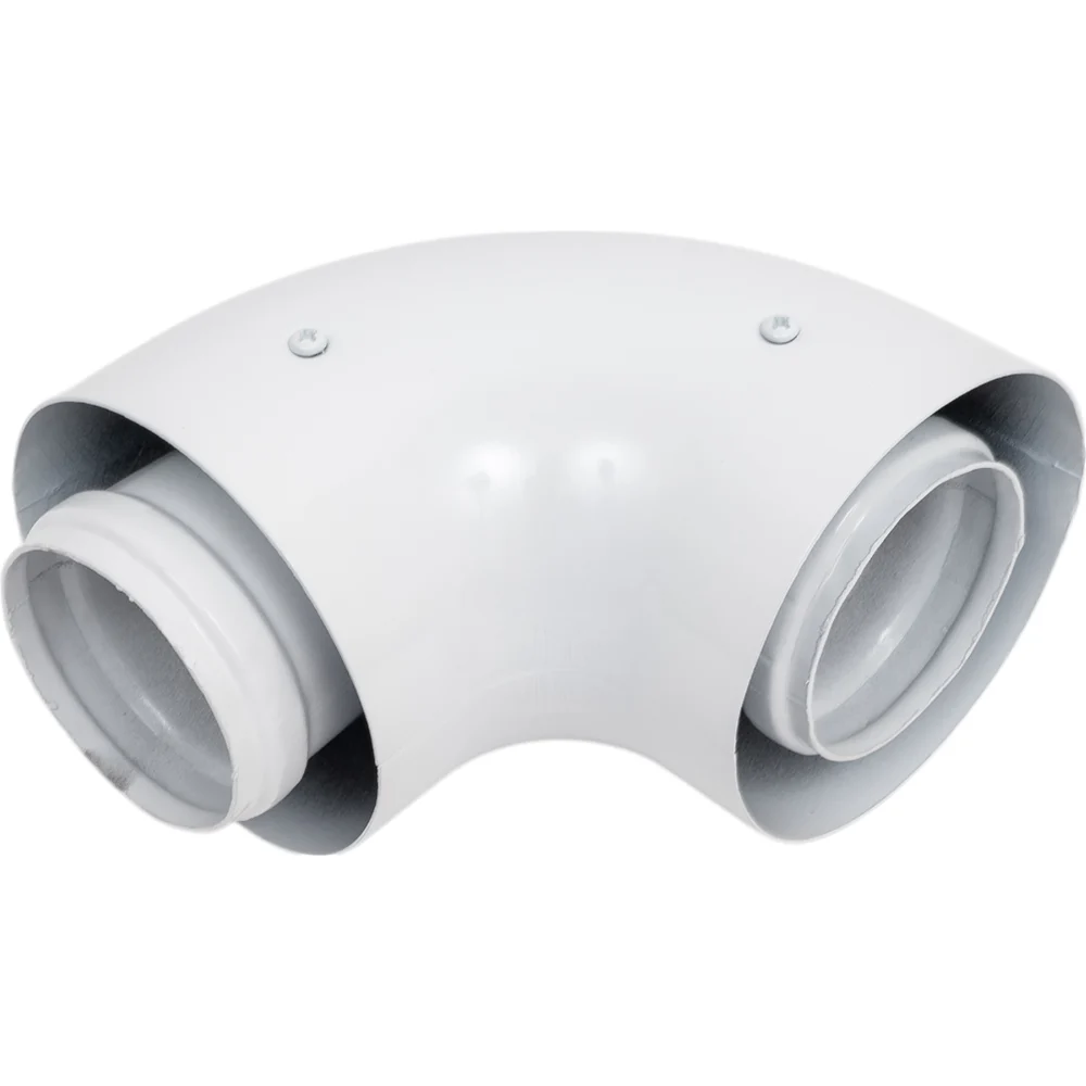 Отвод коаксиальный KRATS 60/100 (Bosch, Buderus, Navien S/C/E, Baxi Nova/Classic, Federica Bugatti, Baltur, Лемакс, Fondital  K-02F