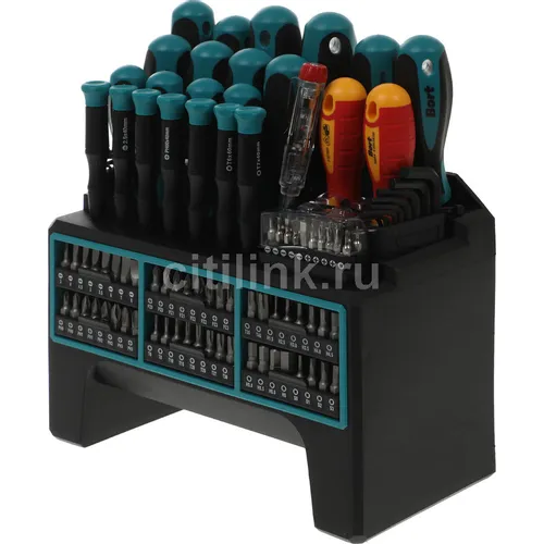 Набор отверток Bort BTK-114, 113 предметов [93418538]